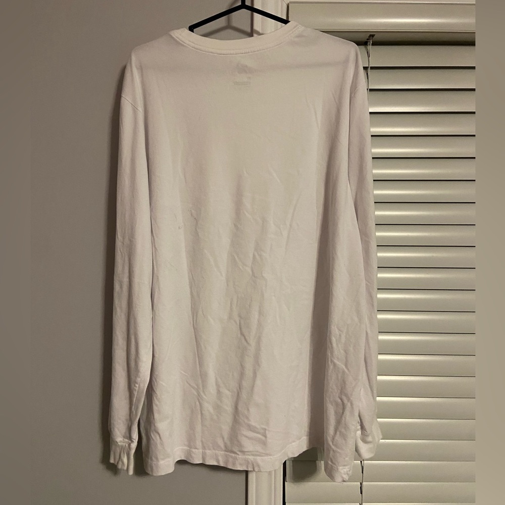 Nike Dri-Fit Basketball Long Sleeve Tee (White) *BRAND NEW* - Picture 2 of 2